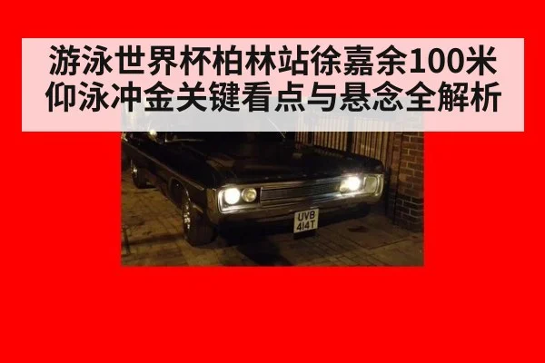 游泳世界杯柏林站徐嘉余100米仰泳冲金关键看点与悬念全解析